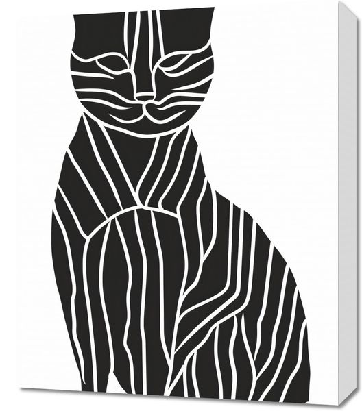 Obraz 50x60cm Zebra w Kocim Ciele zdjęcie 1