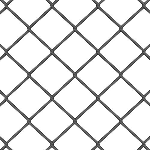 Ogrodzenie z ogniw ze słupkami Szary 0.8 x 25 m Stal na Arena.pl