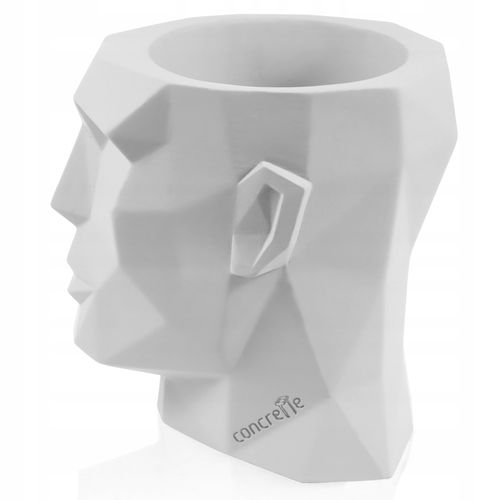 Doniczka okrągła Apollo APL10 | Biały Mat, Kolor Biały Mat, Concrette, Wymiary 11x15.5 cm na Arena.pl