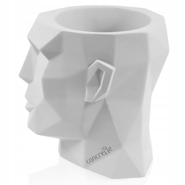 Doniczka okrągła Apollo APL10 | Biały Mat, Kolor Biały Mat, Concrette, Wymiary 11x15.5 cm zdjęcie 4