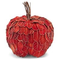 SZTUCZNA DYNIA OZDOBNA DEKORACJA JESIENNA DUŻA DYNIA DO KOMPOZYCJI 18 cm