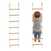 drabinka linowa Skandiko - drewno