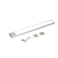 Akumulatorowa lampa LED do szafy 4000K z czujnikiem ruchu i ładowaniem USB do kuchni
