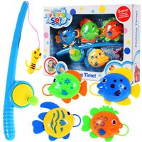 Zabawka dla dzieci do kąpieli FISHING SET NIEBIESKI