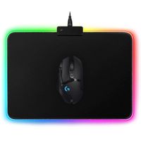 Podświetlana podkładka pod mysz gamingowa LED 35x25 cm dla wygody i stylu