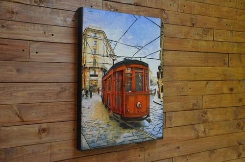 Obraz 3d tramwaj na Arena.pl