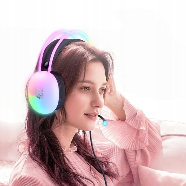 ONIKUMA X25 SŁUCHAWKI GAMINGOWE NAUSZNE PRZEWODOWE Z MIKROFONEM DO PC RGB zdjęcie 6