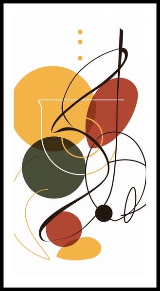 Plakat 50x100cm Taniec Form i Barw zdjęcie 3