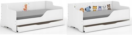 Łóżko dziecięce LILU 160x80 z GRAFIKĄ - Szuflada ! na Arena.pl