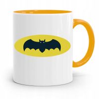 Kubek Żółty Dzień Dziecka Syna Batman Prezent Z Nadrukiem Ze Zdjęciem