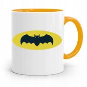Kubek Żółty Dzień Dziecka Syna Batman Prezent Z Nadrukiem Ze Zdjęciem