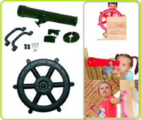 ZESTAW NA PLAC ZABAW ster XXL+teleskop+rączki