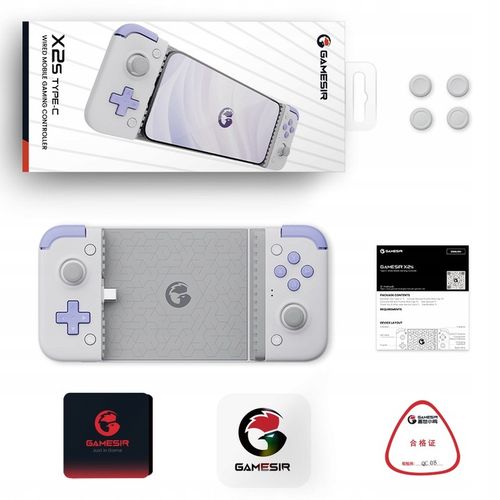 Mobilny kontroler Gamepad do gier GameSir X2s Type-C z efektem Halla IOS na Arena.pl