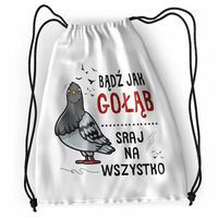 Plecak Śmieszne Sportowy Szkolny Worek Z Nadrukiem Ze Zdjęciem