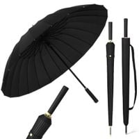 Parasol przeciwdeszczowy rządowy długi duży czarny męski damski mocny XXL