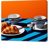 Obraz 100x90cm Croissanty