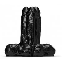 dildo steroid abs19 gape, set and match 23x13 cm all black