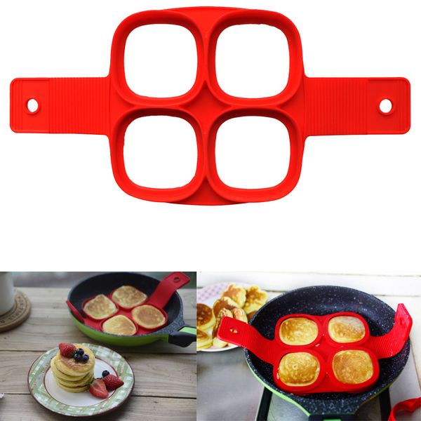 FORMY SILIKONOWE DO PANCAKE NALEŚNIKÓW JAJ -ZESTAW 4 różne wzory Komplet zdjęcie 6