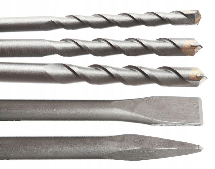 MŁOTOWIERTARKA MŁOT UDAROWY SDS+ WUBER 2100W WALIZKA ZESTAW zdjęcie 2