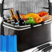 Kosz termiczny MEMFLOW TORBA PODRÓŻNA IZOLOWANA TERMICZNIE czarny 30 l