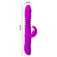 wibrator dla kobiet wielofunkcyjny, funkcja obracania i pchnięć. ward