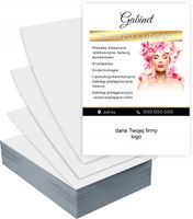 Ulotki A4 1000 szt firmowe GABINET MASAŻU I URODY + PROJEKT GRATIS