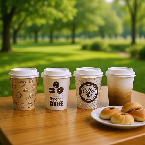 KUBKI PAPIEROWE DO KAWY 250ml + WIECZKA 100 szt na Arena.pl