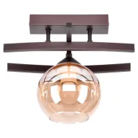 HESTIA 2370/Z-B-1/KZ Brązowa lampa wisząca - Nowoczesna, 1xE27