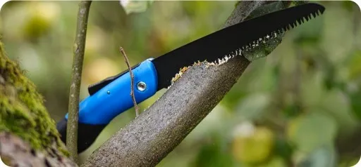 PIŁA RĘCZNA DO GAŁĘZI DRZEWA OGRODU OSTRA DŁUGA zdjęcie 5