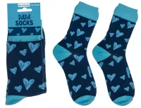 Skarpetki Papa - Serduszka dla Najlepszego Taty - rozmiar 42-46