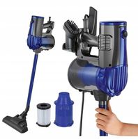 ODKURZACZ PIONOWY RĘCZNY BEZWORKOWY CYKLONOWY 600W PRZEWODOWY 2w1 + FILTR