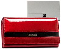 portfel damski skórzany h22-2-sh9-6079 red