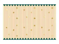 obrus papierowy pasy z gwiazdami 120x180 cm 1 szt.
