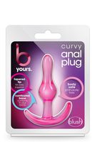 b yours curvy anal plug pink