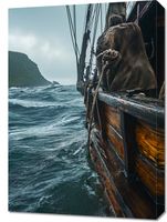 Obraz 50x70cm Statek na Falach