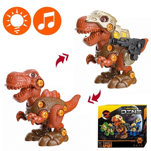 Dinozaur transformujący Tyranozaur do skręcania 2w1 zdjęcie 7