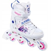 Rolki Regulowane RAVEN Meia 35-39 Kółko LED