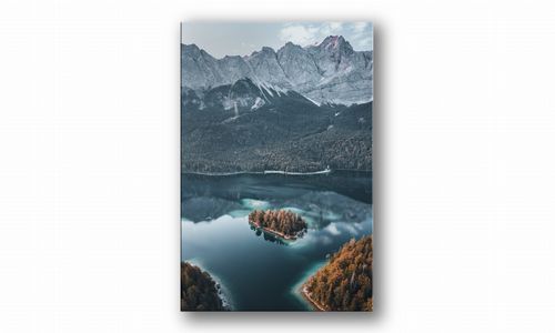 OBRAZ NA PŁÓTNIE 141 Staw w górach 60x90cm na Arena.pl