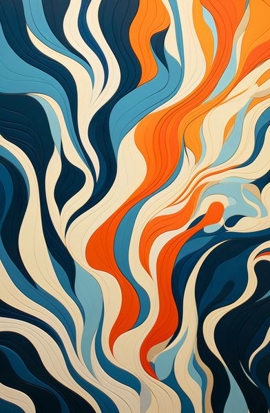 Plakat 53x81cm Oceaniczne Fale zdjęcie 1