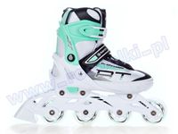 Rolki Raven Profession White / Mint 29-33