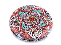 Lusterko kieszonkowe Mandala eko skórka