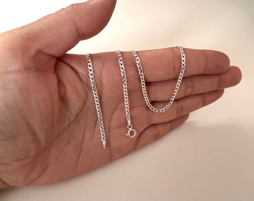 SREBRNY MĘSKI ŁAŃCUSZEK PANCERKA 025/60cm SREBRO pełne 925 DIAMENTOWANE na Arena.pl