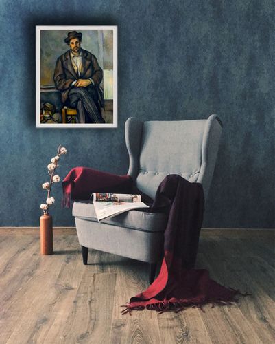 Seated Peasant, Paul Cézanne - plakat 61x91,5 cm na Arena.pl