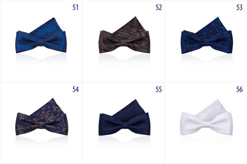 Mucha Żakardowa z Poszetką, biała z tłoczonym wzorem na Arena.pl