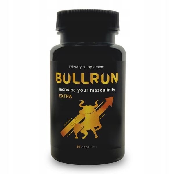 BULLRUN EXTRA Naturalne wsparcie POTENCJI DLA MĘŻCZYZN 30 kaps. zdjęcie 2