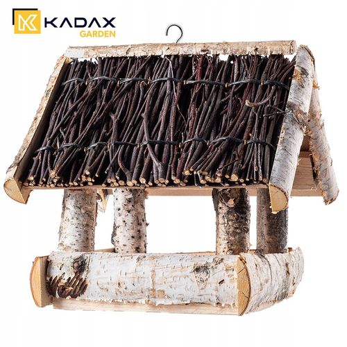 KARMNIK DLA PTAKÓW DUŻY XXL DOMEK DREWNIANY WISZĄCY BUDKA OZDOBA DO na Arena.pl