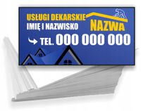 Wizytówki firmowe 200 szt RÓŻNE WZORY do wyboru USŁUGI DEKARSKIE