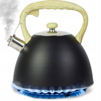 CZAJNIK tradycyjny Z GWIZDKIEM DUŻY Z RĄCZKĄ 2,7 l INDUKCJA GAZ UNIWERSALNY