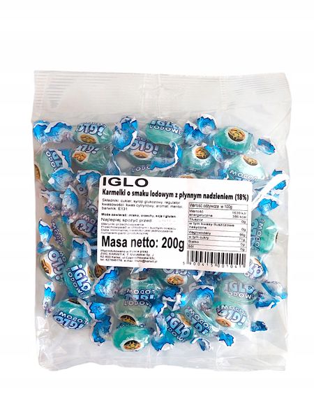 Cukierki IGLO 200g lodowy zdjęcie 1