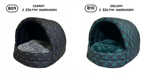 Legowisko Dla Psa Dużego Owalne Budka Materac Poduszka Materiałowe Buda L na Arena.pl